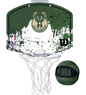 Mini-Basketballkorb NBA TEAM MINI HOOP, MILWAUKEE BUCKS, Kunststoff
