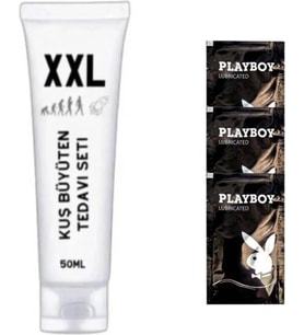 Süper Xxl Size Kuş Erkekler Için Bakım Kremi 50Ml 1 Ad + 3 Jelle