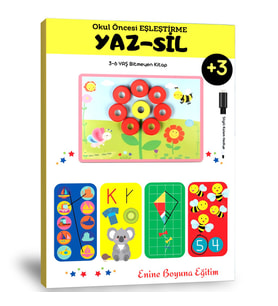 Okul Öncesi Eşleştirme YAZ-Sil Kitabı