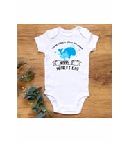 Balina Organik Baskılı Çıtçıtlı Body