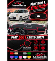 Fiat 500l (2013-2017) Ön Gögüs Panel Torpido Koruma Koruyucu Kilifi Halisi Örtüsü