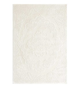 Hoom Rugs Akik 8601 Beyaz Modern Makine Halısı