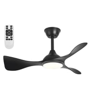 CATA ZÜRİH LED TAVAN VANTİLATÖR SESSİZ SİYAH (CT-3001)