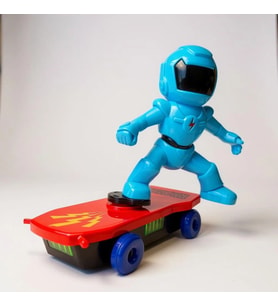 PİLLİ IŞIKLI KAYKAYCI KAYKAYCI ROBOT OYUNCAK