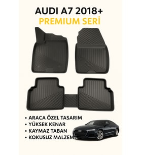 Audi A7 2018+ 3D Oto Paspas Havuzlu Premium