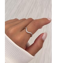 Asimetrik Silver Yüzük
