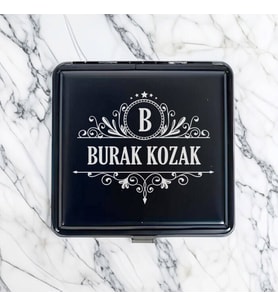 Kocaya Hediye Premium Tasarım Siyah Sigara Tabakası