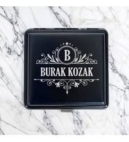 Kocaya Hediye Premium Tasarım Siyah Sigara Tabakası
