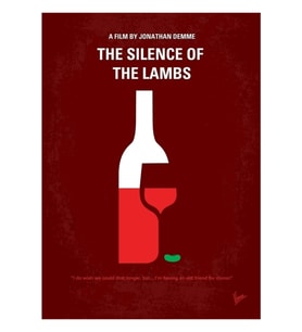No078 My Silence Of The Lamb Tablo Ahşap Poster Dekoratif