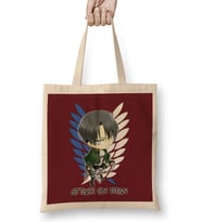 Attack on Titan Manga Art Levi Ackerman Chibi Bez Çanta Uzun Saplı