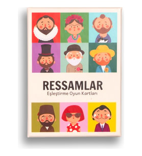 Melimelek Ressamlar Eşleştirme Oyun Kartları