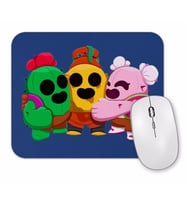 Spike Family Brawl Stars Mouse Pad