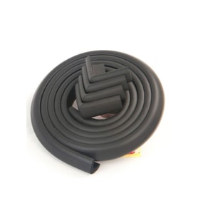 Slim (ince) Kauçuk Kenar + Köşe Koruyucu Set Siyah (Çok Renkli)