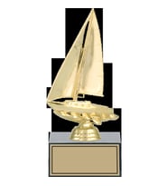 ODAK KUPA - Figürlü Kupalar - Yelken Figürlü Kupalar FG-001 C - 20 cm