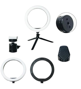 Mcg® 8inç 20cm Youtube Instagram Tiktok Selfie  Stüdyo Video Fotoğraf Ring Light  Tripod Led Halk