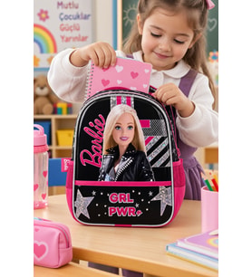 Girl Power Anaokulu Okul Çantası Çocuk Öğrenci Sırt Çantası Günlük Kullanım 30 x 23 x 10 cm