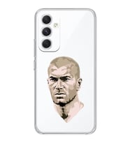 Samsung Galaxy A34 Uyumlu Zinedine Zidane Tasarımlı Şeffaf Telefon Kılıfı