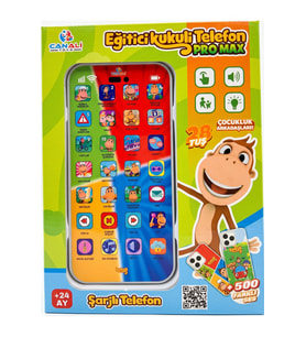 Eğitici Akıllı Telefon - Sesli ve Müzikli Bebek Telefonu Eğitici Oyuncak