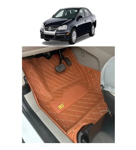 Volkswagen Jetta 2005-2011 Arası Araca Özel 8d Havuzlu Paspas Takımı (Altın)