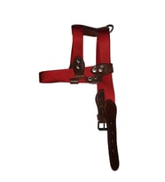 Lovely Ayarlanır Köpek Göğüs Tasması 2,5cm 10-20 Kg Aralığındaki Köpeklere KIRMIZI