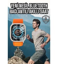 Akıllı Saat Uyku Spor Takibi Yeni Nesil Bluetooth Bağlantılı Amoled Ekran