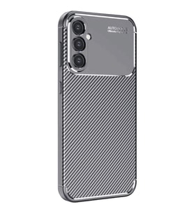 Samsung Galaxy S25 Plus Kılıf Auto Focus Karbon Kapak - Gri