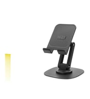 Ayarlanabilir Katlanabilir Telefon Standı 360 Derece Döner Siyah HDX8024