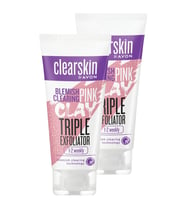 Avon Clearskin Leke Karşıtı 3'ü 1 Arada Pembe Kil Scrub 75 Ml. İkili Set