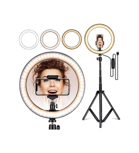 10 inç Selfie LED Işığı, Tripod ile Sürekli Işık Keyfi