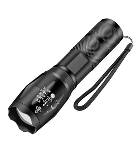 Gold Orion Km-108 T6 Led Şarjlı El Feneri 5 Modlu 200 Metre Işık Mesafesi
