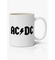 AC/DC Baskılı Kupa Bardak Baskılı Kahve Kupa Bardak