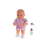 Yeni Doğan Oyuncak Bebek Roza  Biberonlu Emzikli Et bebek 25 cm