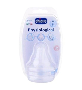 Chicco Fizyolojik Biberon Emziği 2 ay+ Akış Ayarlı Silikon