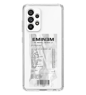 Samsung Galaxy A72 Uyumlu Eminem Tasarımlı Şeffaf Telefon Kılıfı