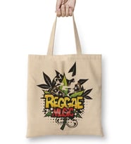 Reggae Music Müzik Bez Çanta Uzun Saplı