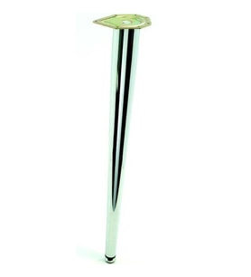 Masa Ayağı 11.260 - 60-32mm Konik Açılı (4 Adet) Parlak Krom (Siyah)