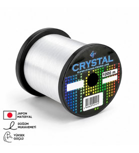 1000 MT Bobin Misina - Crystal - Şeffaf - Ekstra Güçlü - 0,40 MM