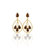 Kadir Jewellery 22 Ayar Altın Kaplama Kadın Sallantılı Küpe -El İşçiliği Ve Hipoalerjenik Küpe