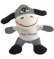 Özür Dilerim Peluş Eşek (Gri)