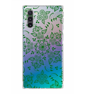 Samsung Galaxy Note 10  Kamera Korumalı Kapak Nostalji Desen Tasarımlı  Şeffaf  Kılıf