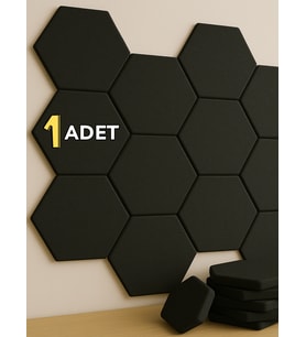 Beylini 1 Adet Akustik Panel Keçe Kendinden Yapışkanlı Duvar Kaplama Ses Isı Yalıtım Duvar Kaplama 26X30 cm