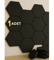 Beylini 1 Adet Akustik Panel Keçe Kendinden Yapışkanlı Duvar Kaplama Ses Isı Yalıtım Duvar Kaplama 26X30 cm