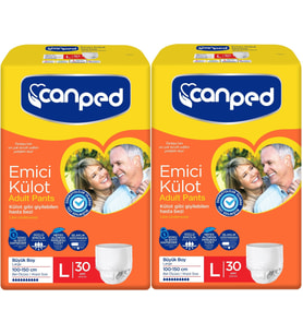 Canped Emici Külot Hasta Bezi Dev Eko Pk 60 Adet Büyük (2PK*30)