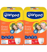 Canped Emici Külot Hasta Bezi Dev Eko Pk 60 Adet Büyük (2PK*30)