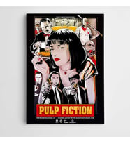 Pulp Fiction Kanvas Tablo
