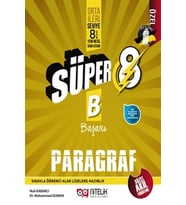 8. Sınıf Paragraf Süper Yeni Nesil Soru Kitabı Nitelik Yayınları