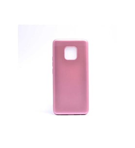 Huawei Mate 20 Pro Uyumlu Kılıf Zore Premier Silikon Kapak (Rose Gold Altın)