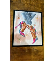 ZİRKON TAŞLI BONCUK İŞLEME ARMA DİKİŞ APLİKE 23X20 CM