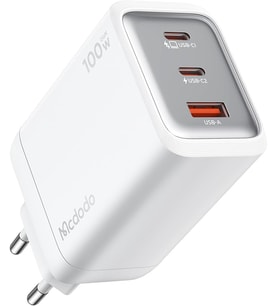 GaN Serie 100W 2C1A Mini GaN Şarj Cihazı (EU Plug – Beyaz)