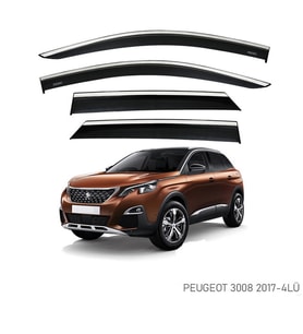 EKİCİLER PEUGEOT 3008 2016 SONRASI KROMLU CAM RÜZGARLIĞI